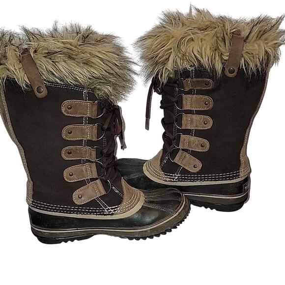 Sorel Joan of Arctic Suede & Faux-Fur Snow Boots, 8 - Picture 5 of 10